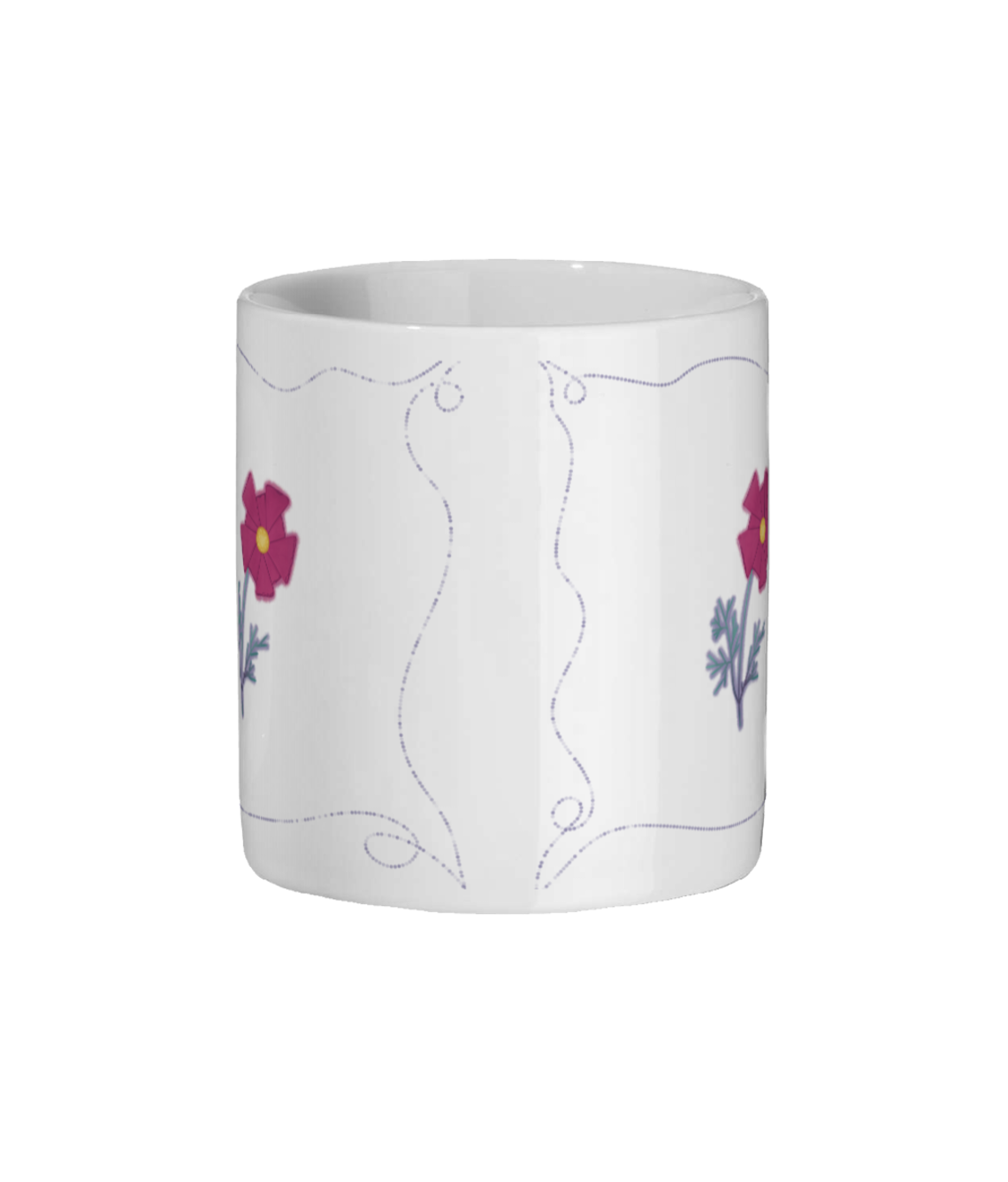 Ceramic Mug Flowers