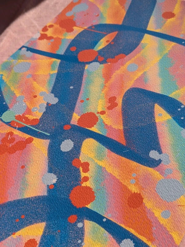 Abstract Art Print - Colourful