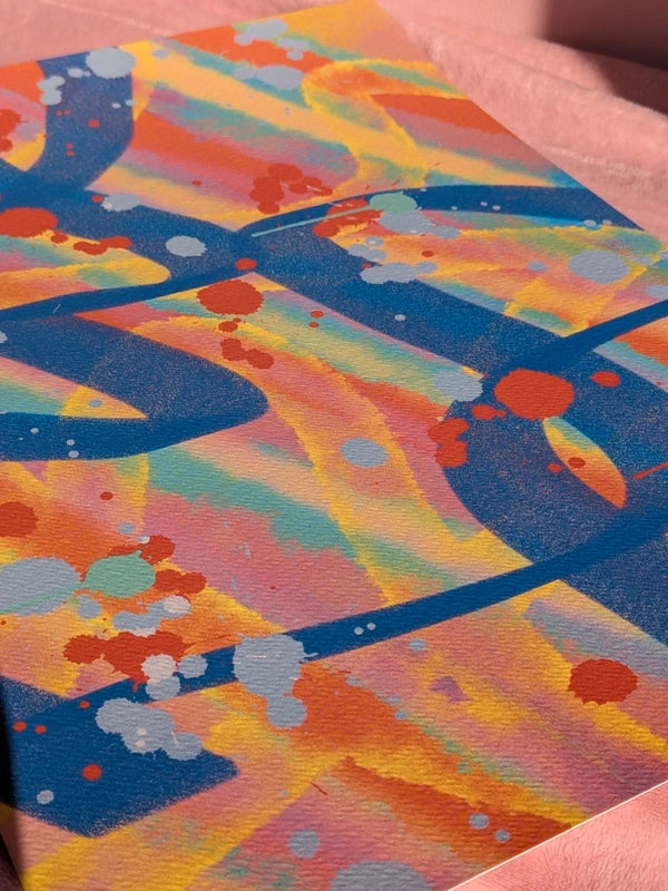 Abstract Art Print - Colourful