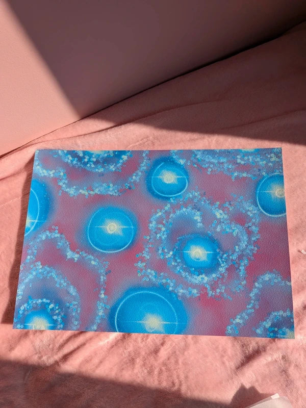 Abstract Art Print - Galaxy