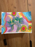 Watercolour painting - Water and pepper