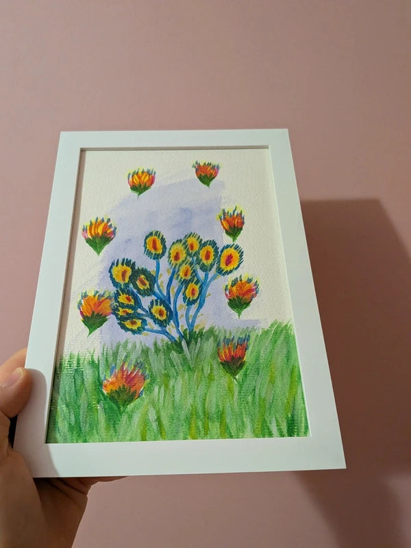 Watercolour painting - Overcome the fear
