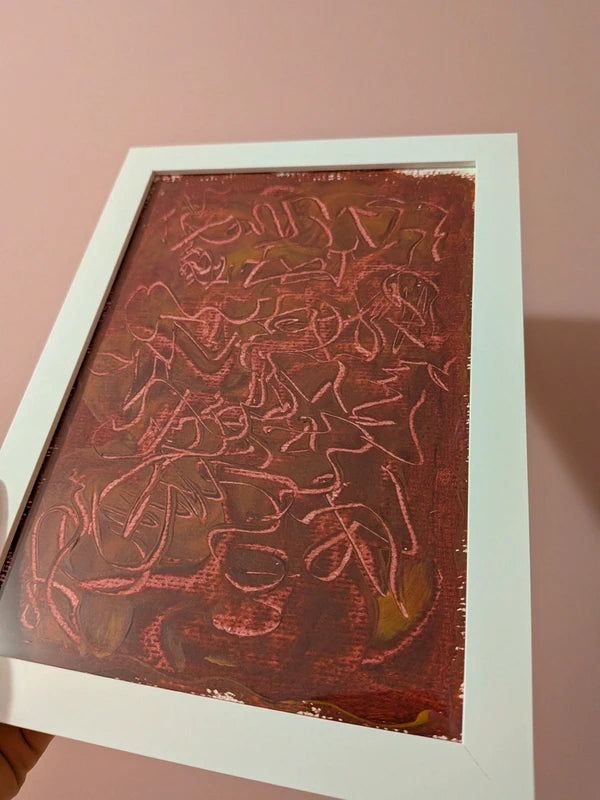 Acrylic painting - Antique feeling