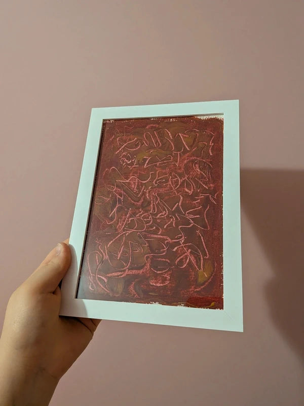 Acrylic painting - Antique feeling