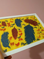 Oil painting - Feathers
