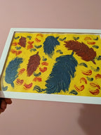 Oil painting - Feathers