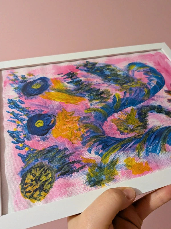 Acrylic painting - The path