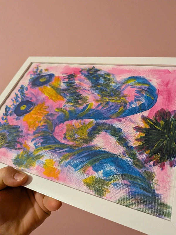Acrylic painting - The path