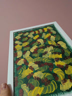 Acrylic painting - 3D traces