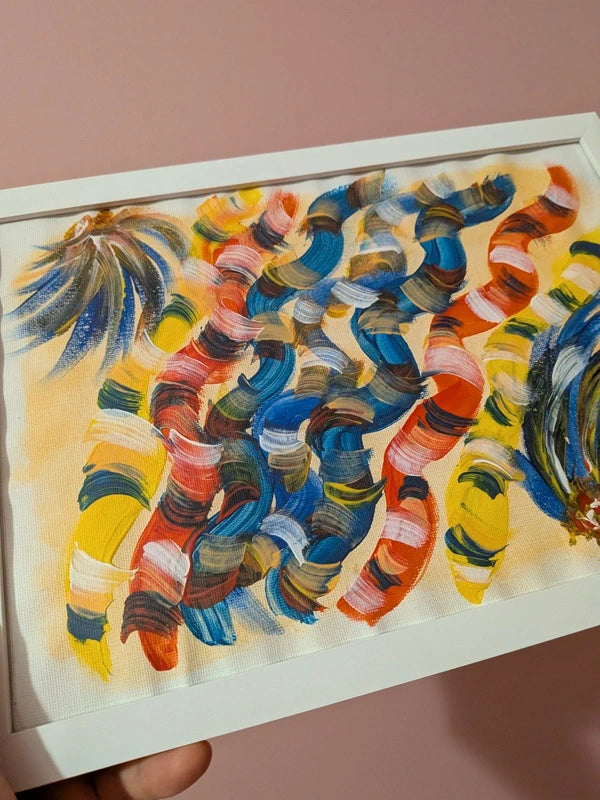Abstract Acrylic painting