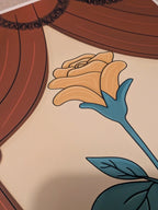 Flower on stage Art Print