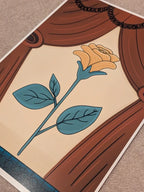 Flower on stage Art Print