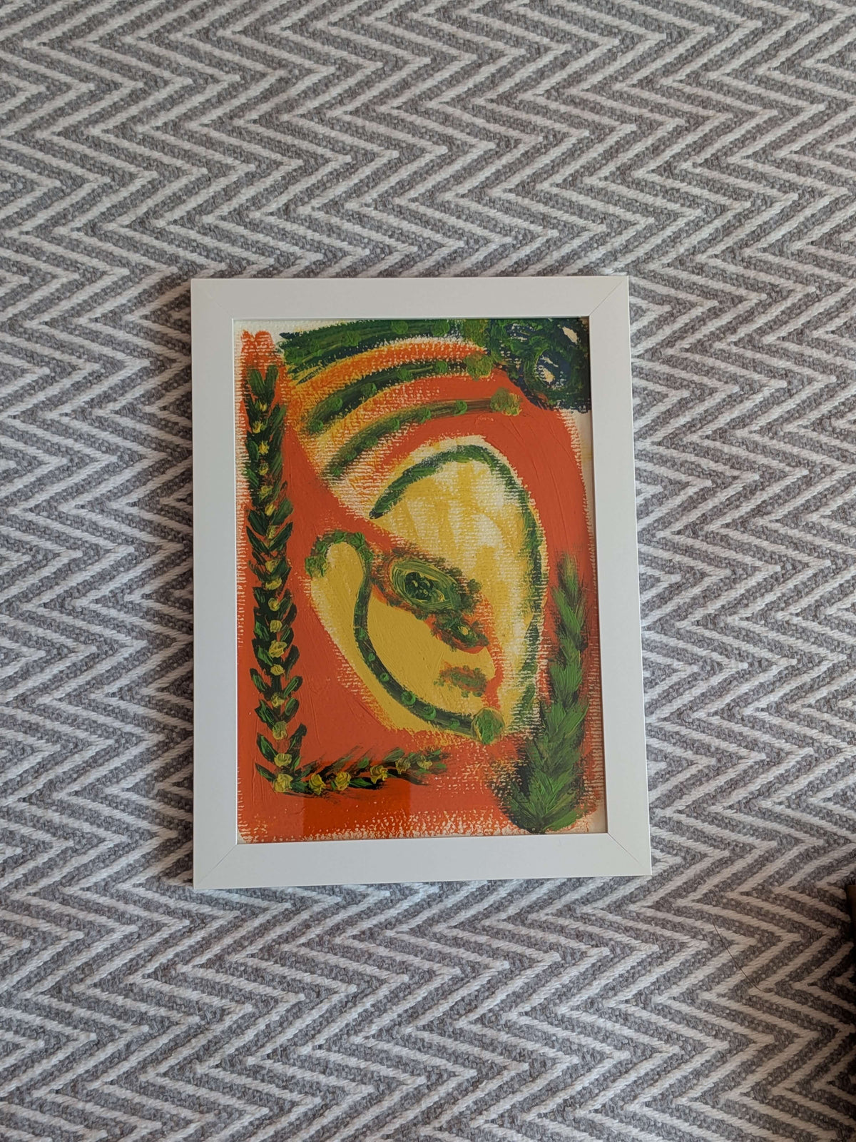 Oil painting - Abstract Art - Portrait, Wall Art, Home Decor