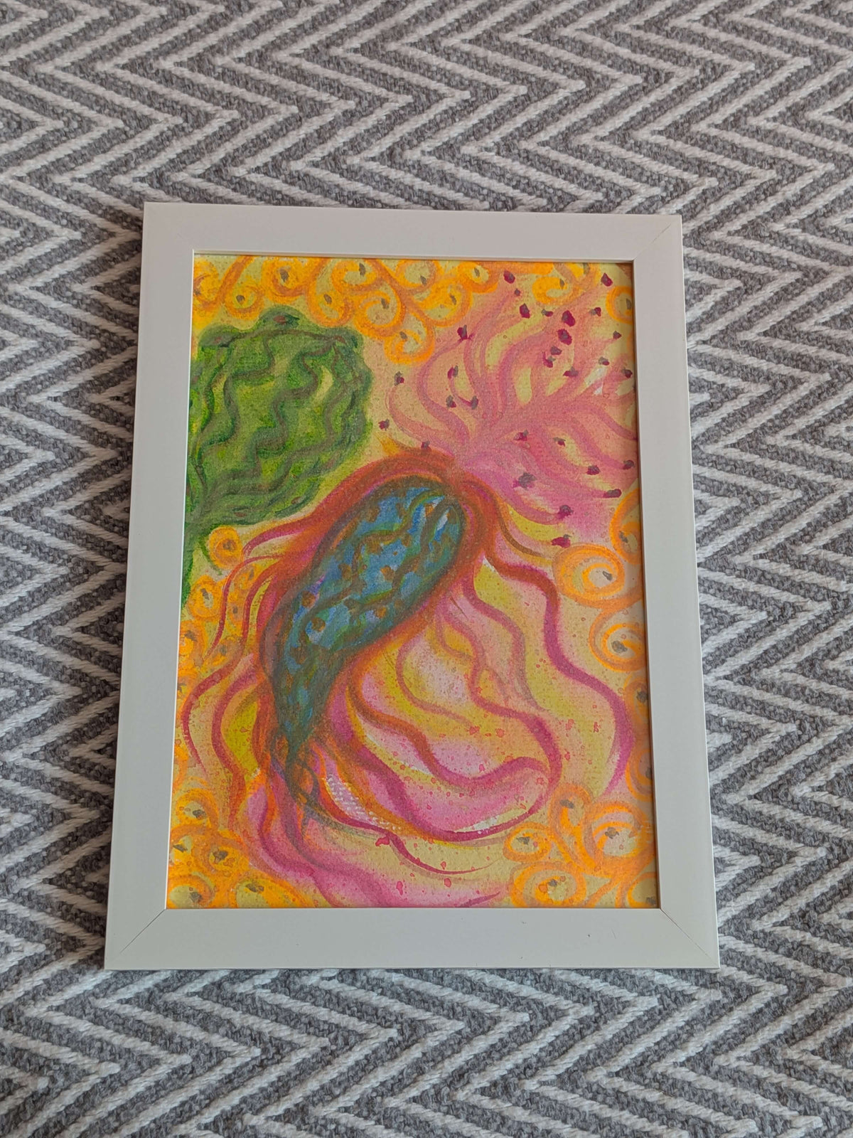 Watercolour painting - Peace, Wall Art, Home Decor