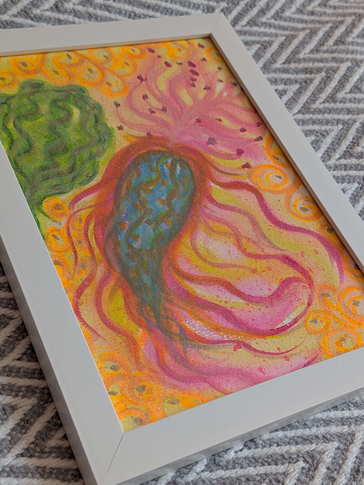 Watercolour painting - Peace, Wall Art, Home Decor