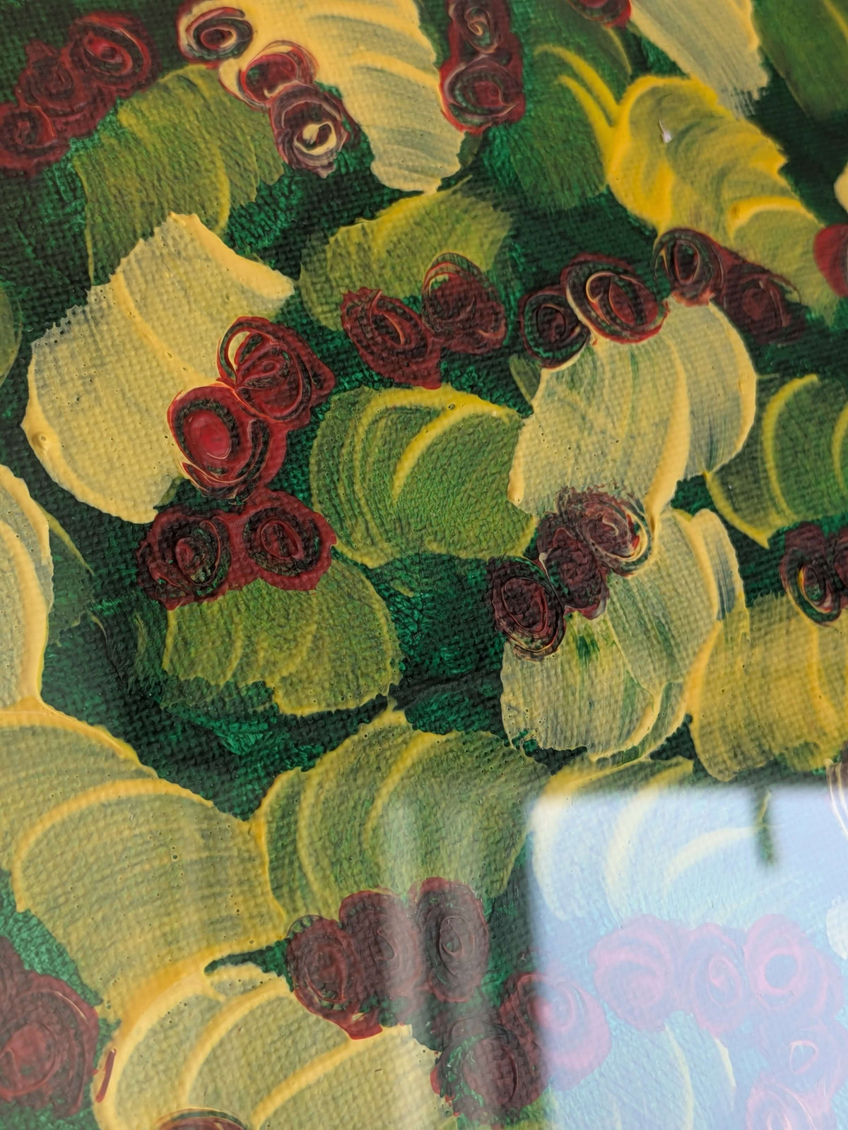 Acrylic painting - 3D traces,Wall Art, Home Decor