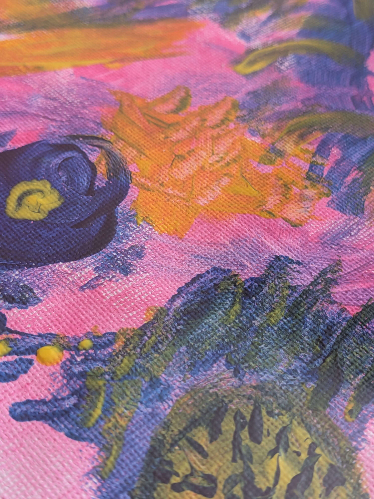 Acrylic painting - The path,Wall Art, Home Decor