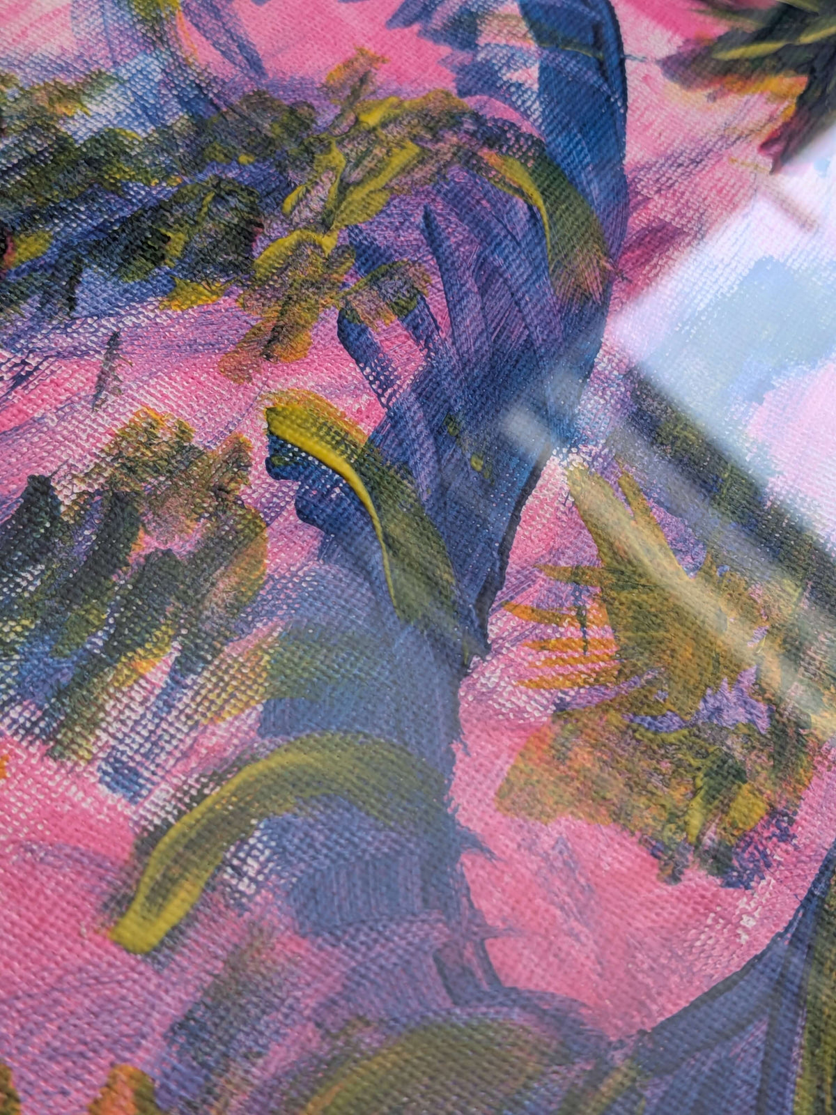 Acrylic painting - The path,Wall Art, Home Decor