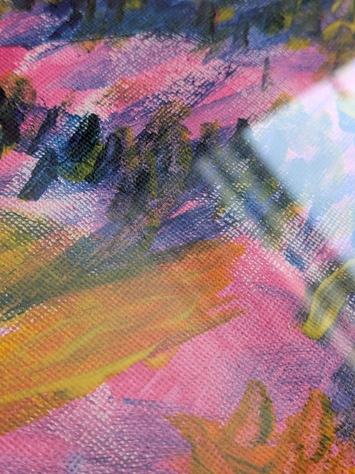 Acrylic painting - The path,Wall Art, Home Decor