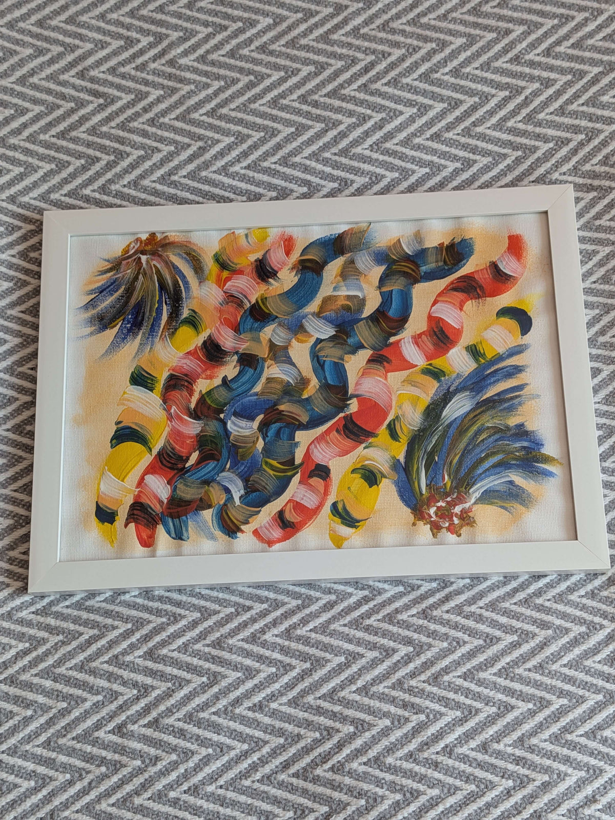 Abstract Acrylic painting, Wall Art, Home Decor