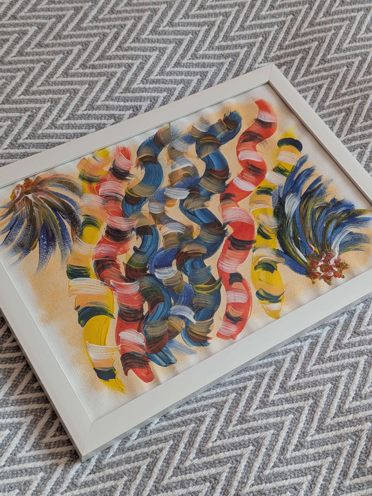 Abstract Acrylic painting, Wall Art, Home Decor