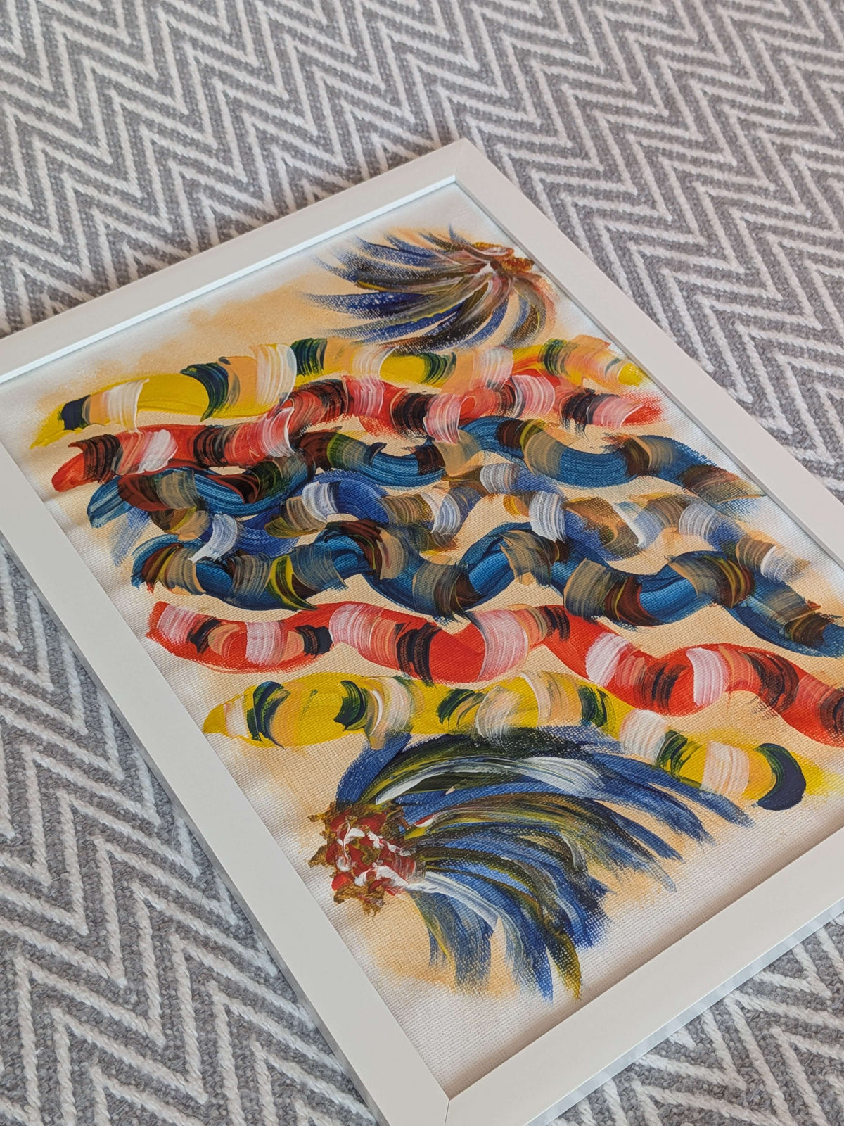 Abstract Acrylic painting, Wall Art, Home Decor