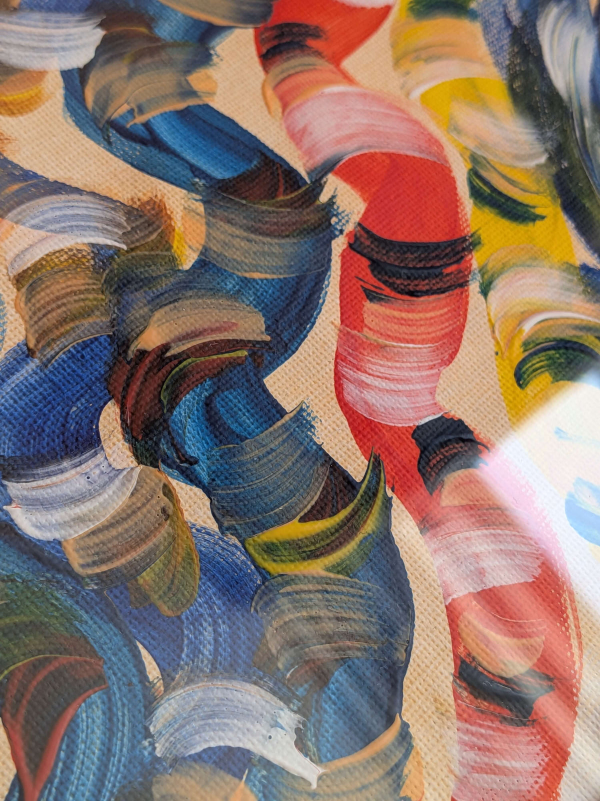 Abstract Acrylic painting, Wall Art, Home Decor