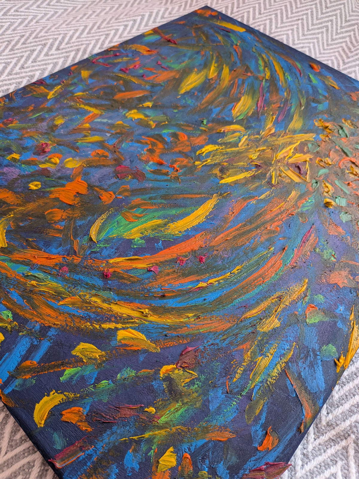 Abstract Wall Art, Oil painting - Choose Your Path Wisely