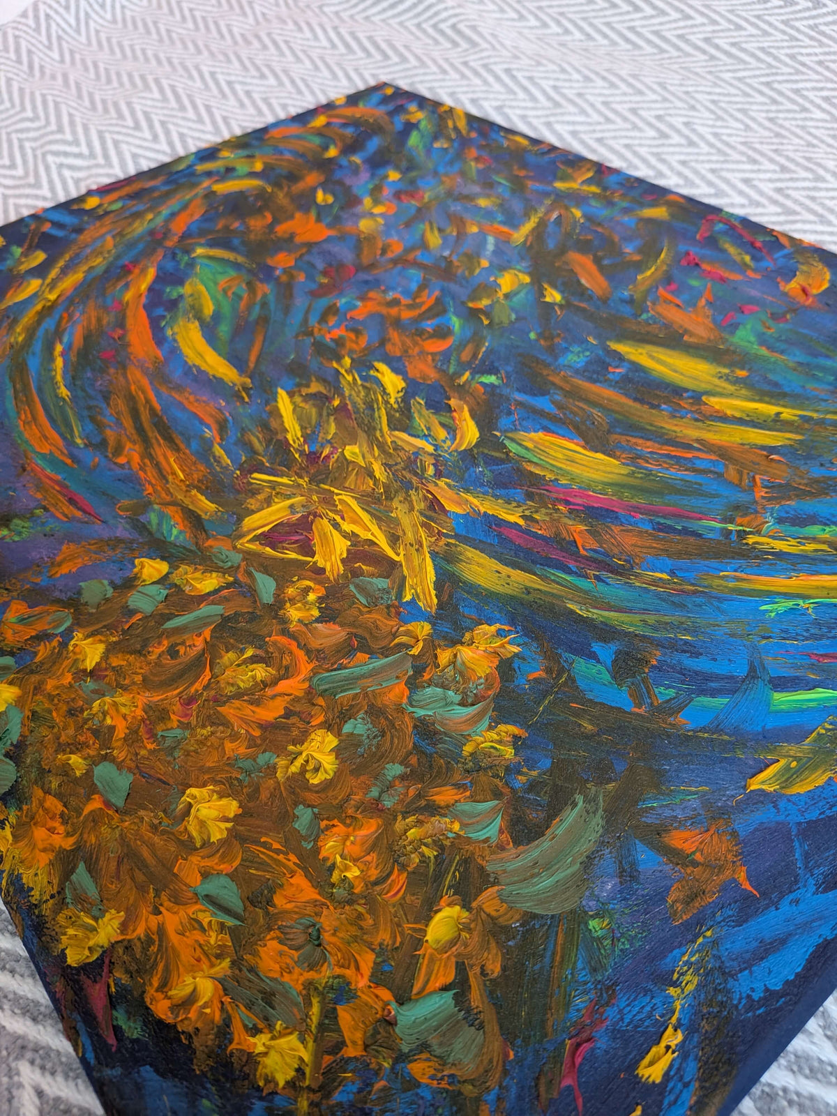 Abstract Wall Art, Oil painting - Choose Your Path Wisely