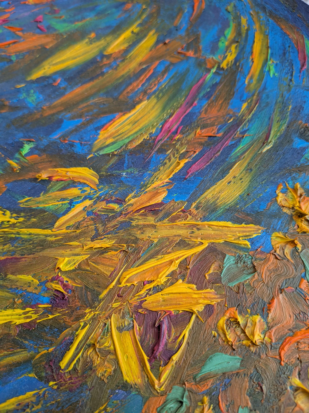 Abstract Wall Art, Oil painting - Choose Your Path Wisely