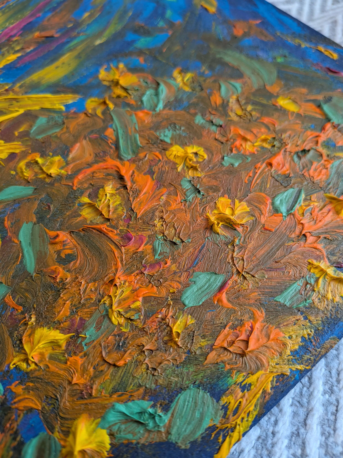 Abstract Wall Art, Oil painting - Choose Your Path Wisely