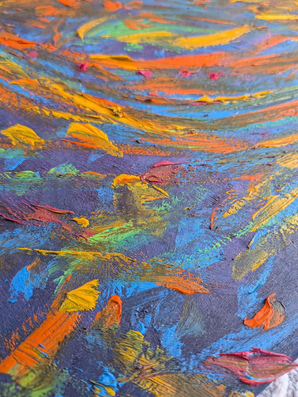 Abstract Wall Art, Oil painting - Choose Your Path Wisely