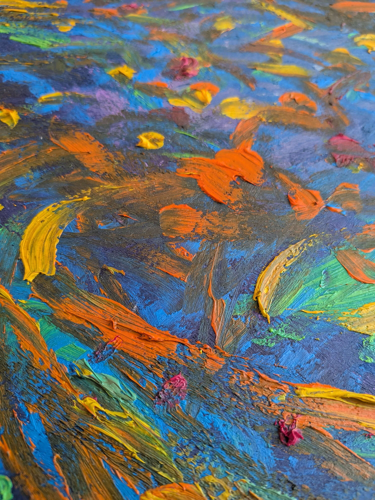 Abstract Wall Art, Oil painting - Choose Your Path Wisely