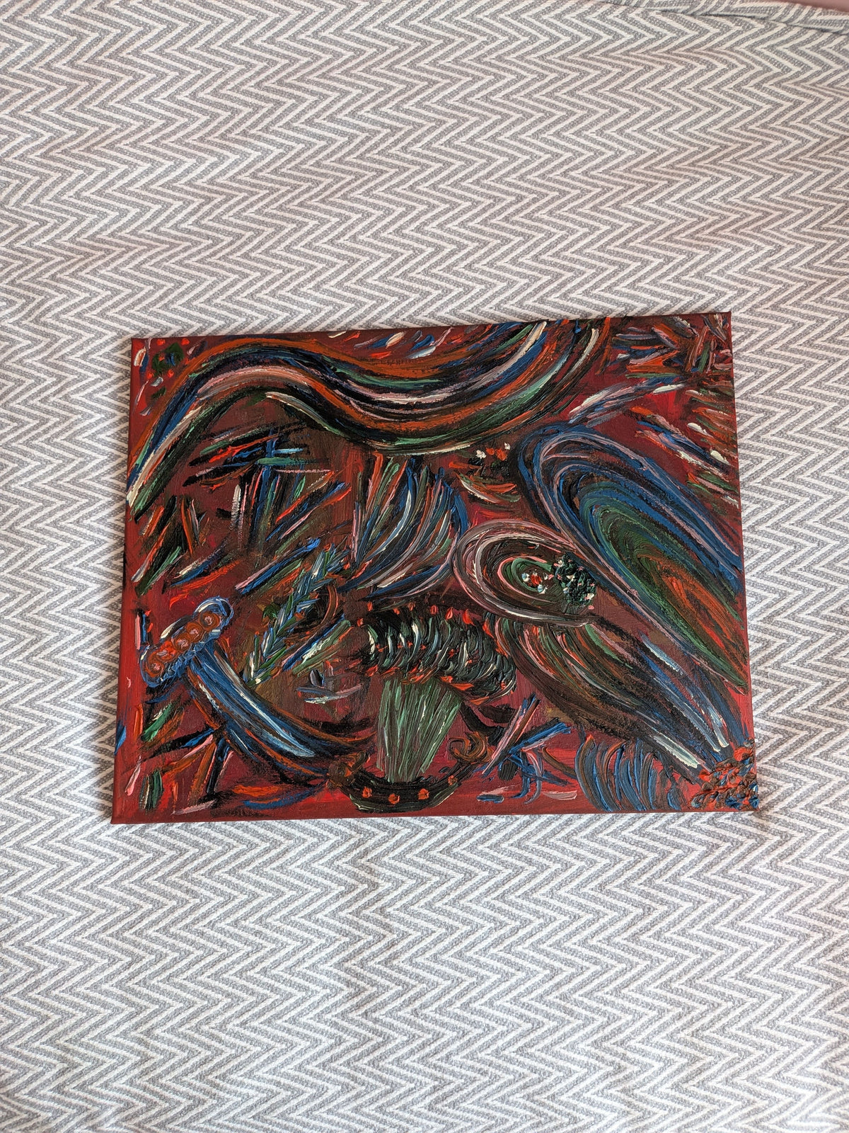 Abstract Wall Art, Oil painting - Carpet Symphony