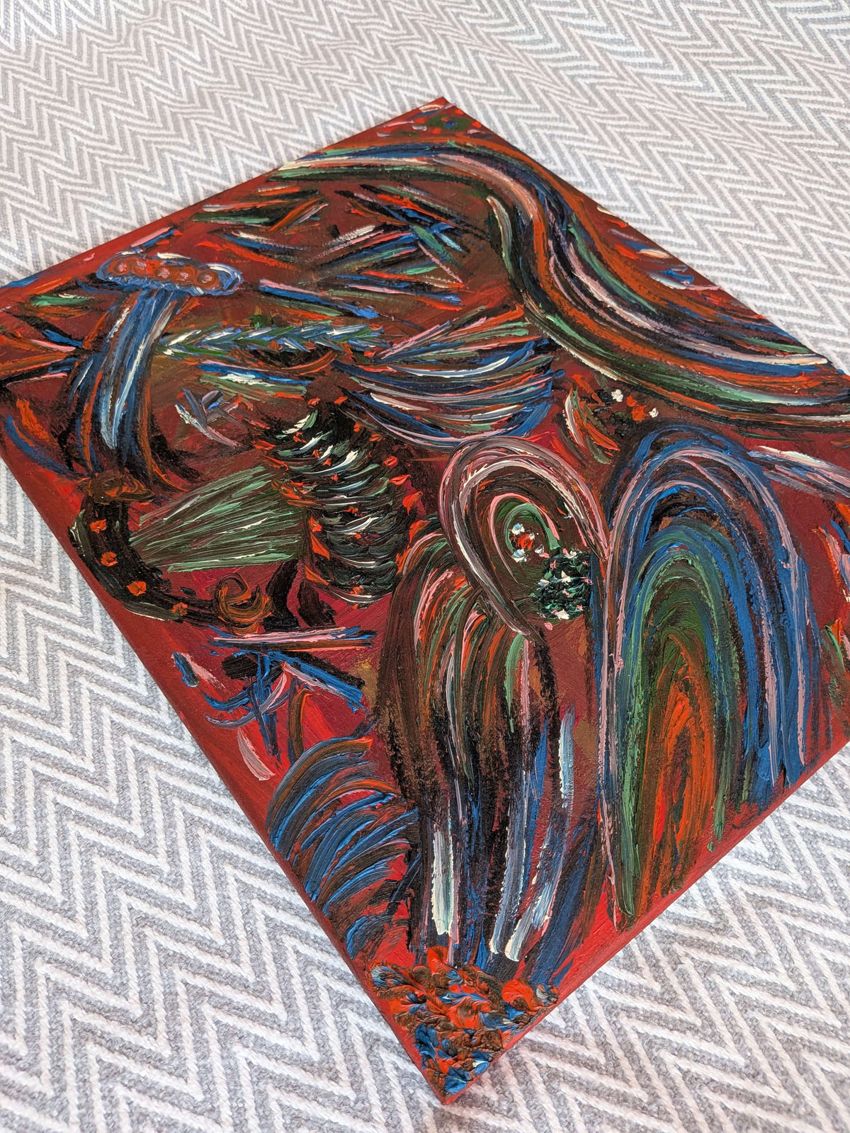 Abstract Wall Art, Oil painting - Carpet Symphony