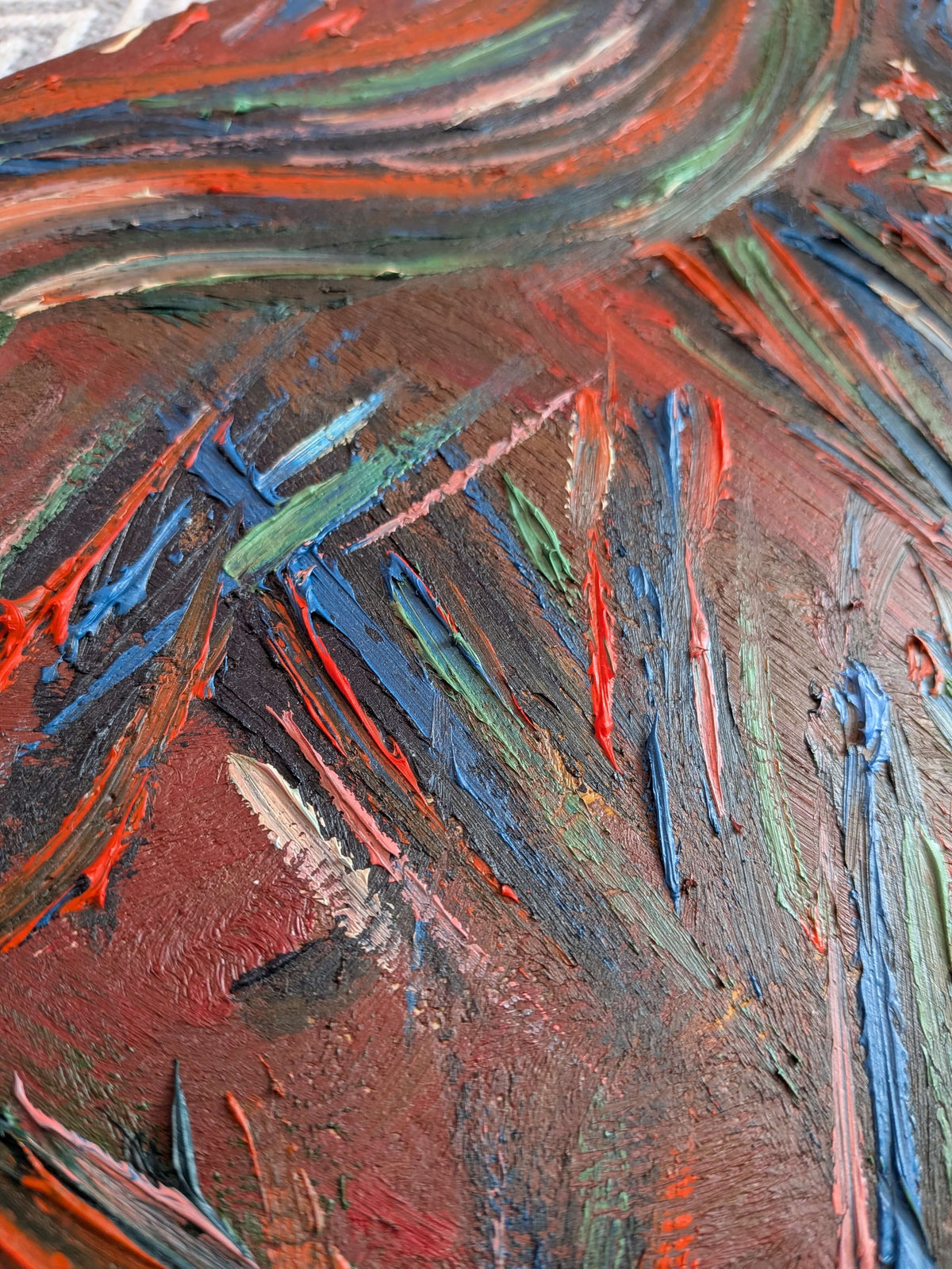 Abstract Wall Art, Oil painting - Carpet Symphony