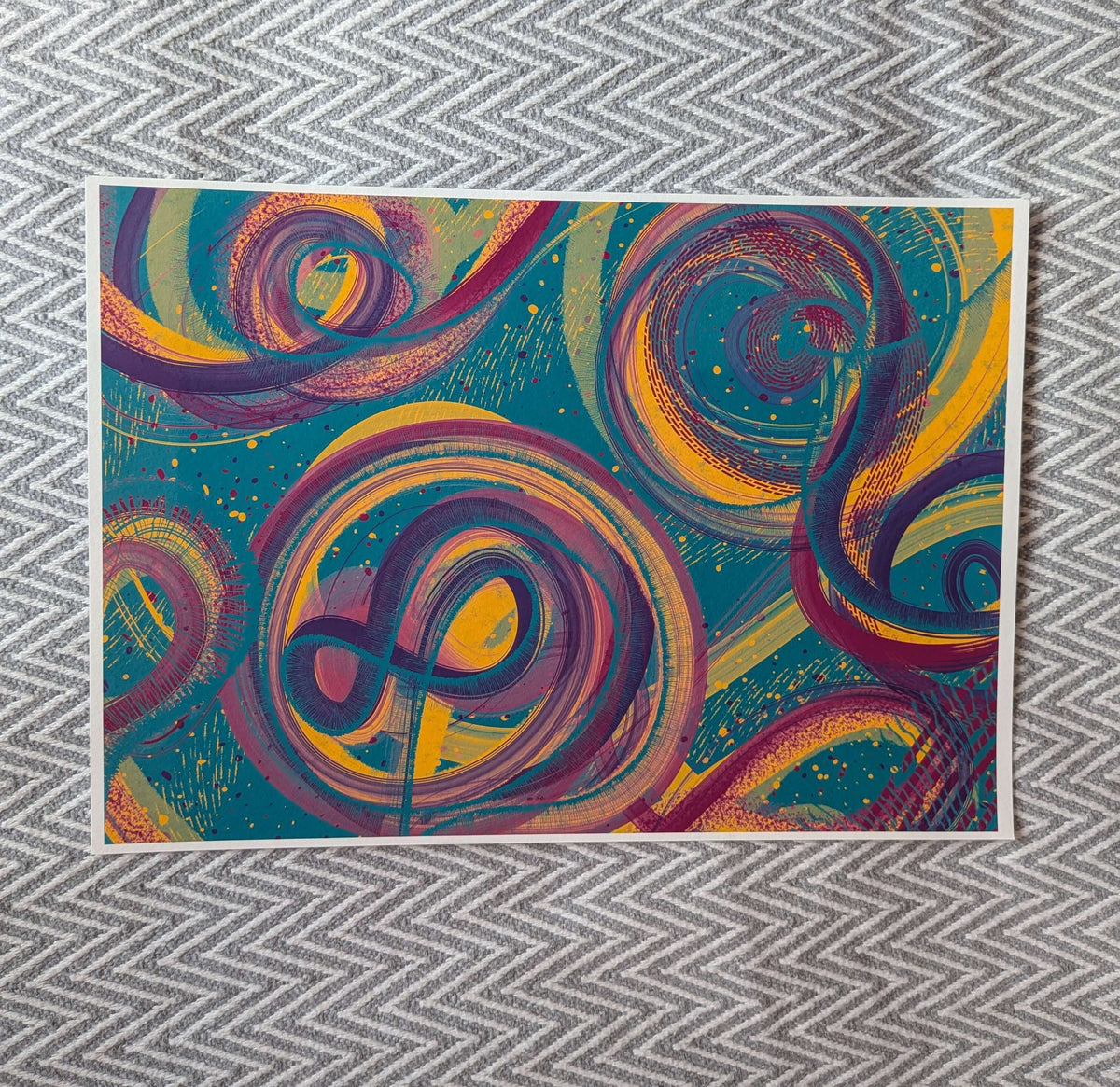 Baggage of knowledge, Wall Art, Home Decor, Modern Art Decor, Unframed Art Print, A3/A4