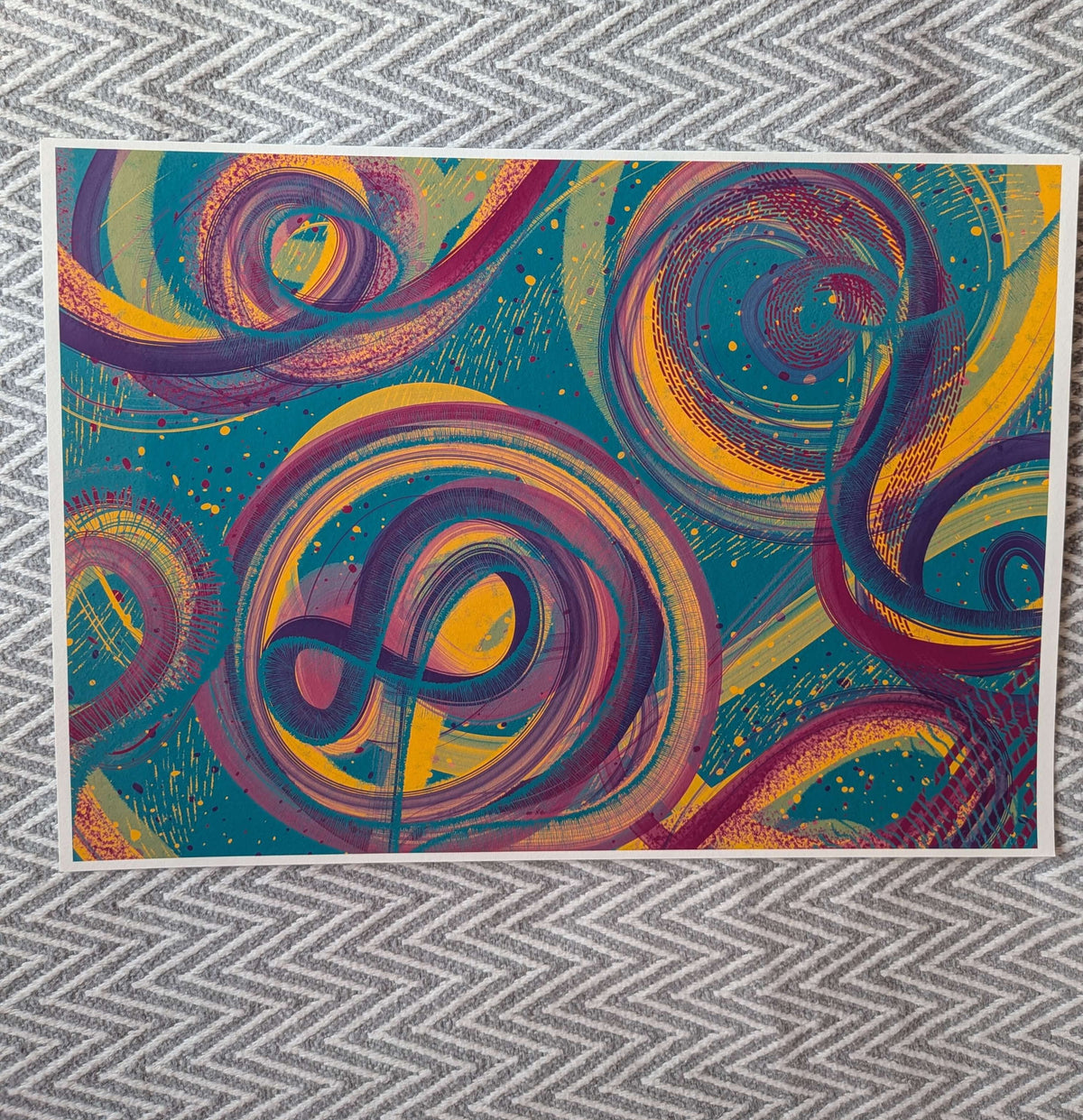 Baggage of knowledge, Wall Art, Home Decor, Modern Art Decor, Unframed Art Print, A3/A4