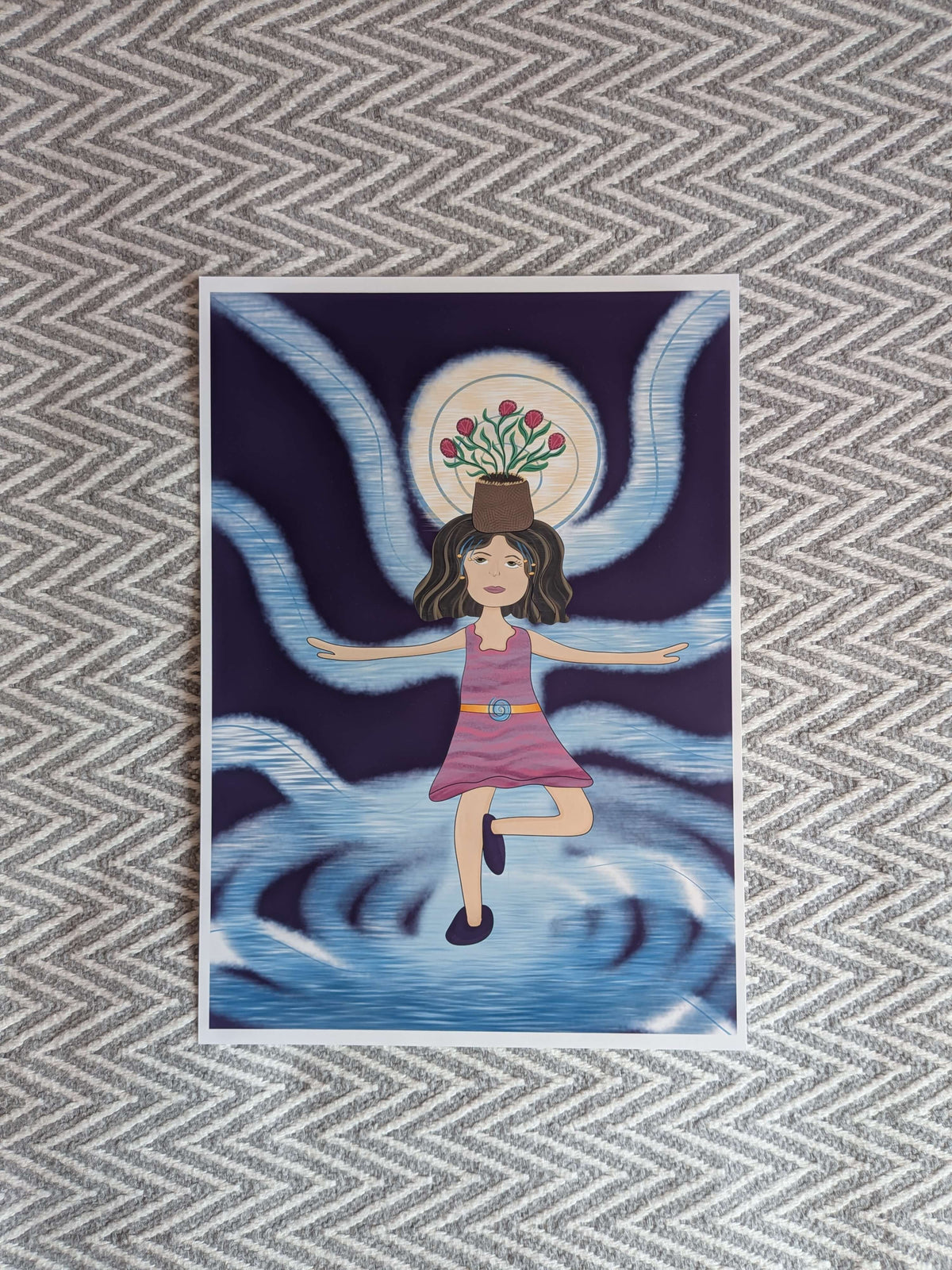 Save Water, A4 Wall Art, Home Decor, Modern Art Decor, Unframed Art Print