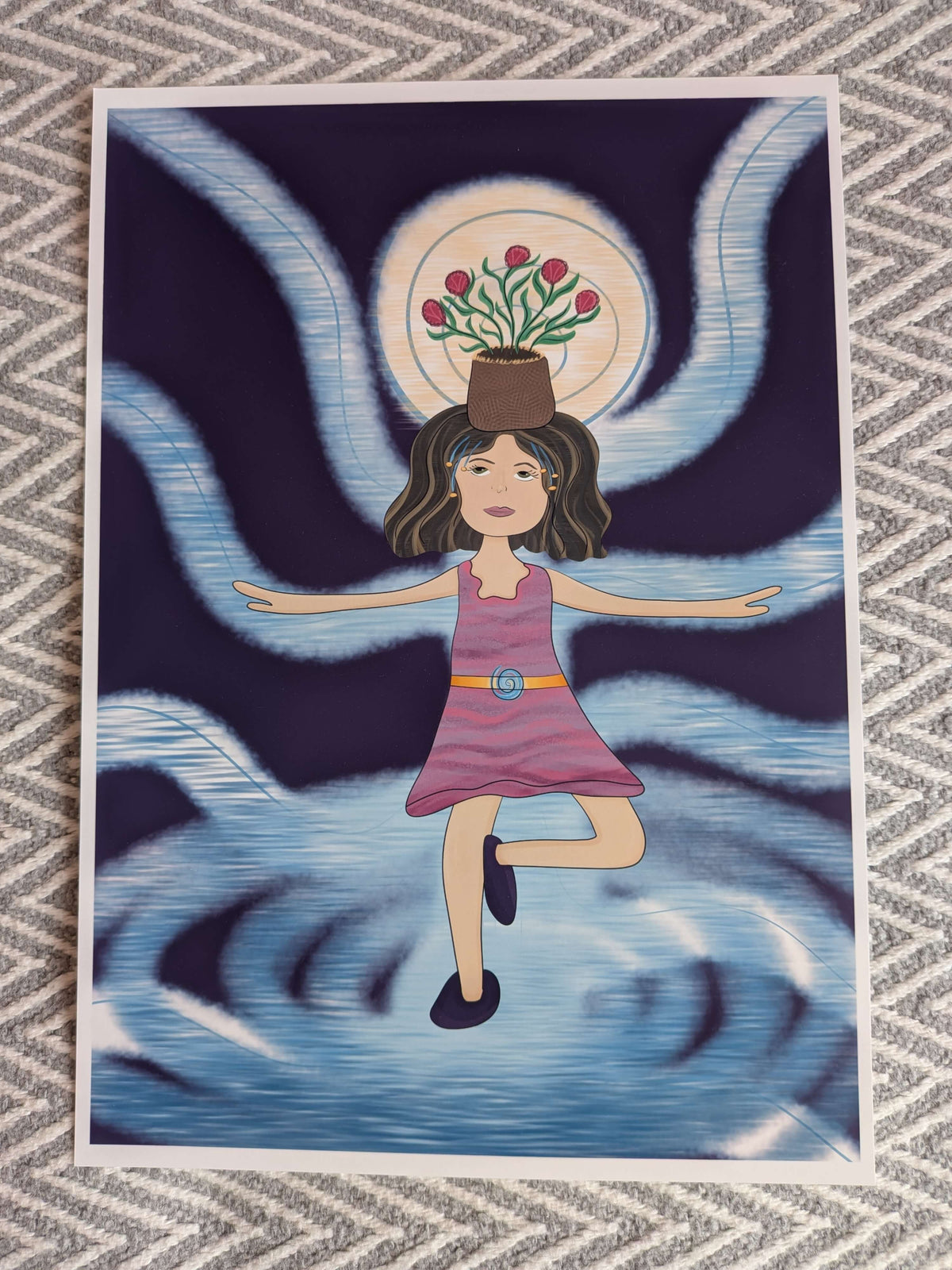 Save Water, A4 Wall Art, Home Decor, Modern Art Decor, Unframed Art Print