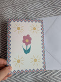 Spring Greeting Card, Botanical Floral, Stationery