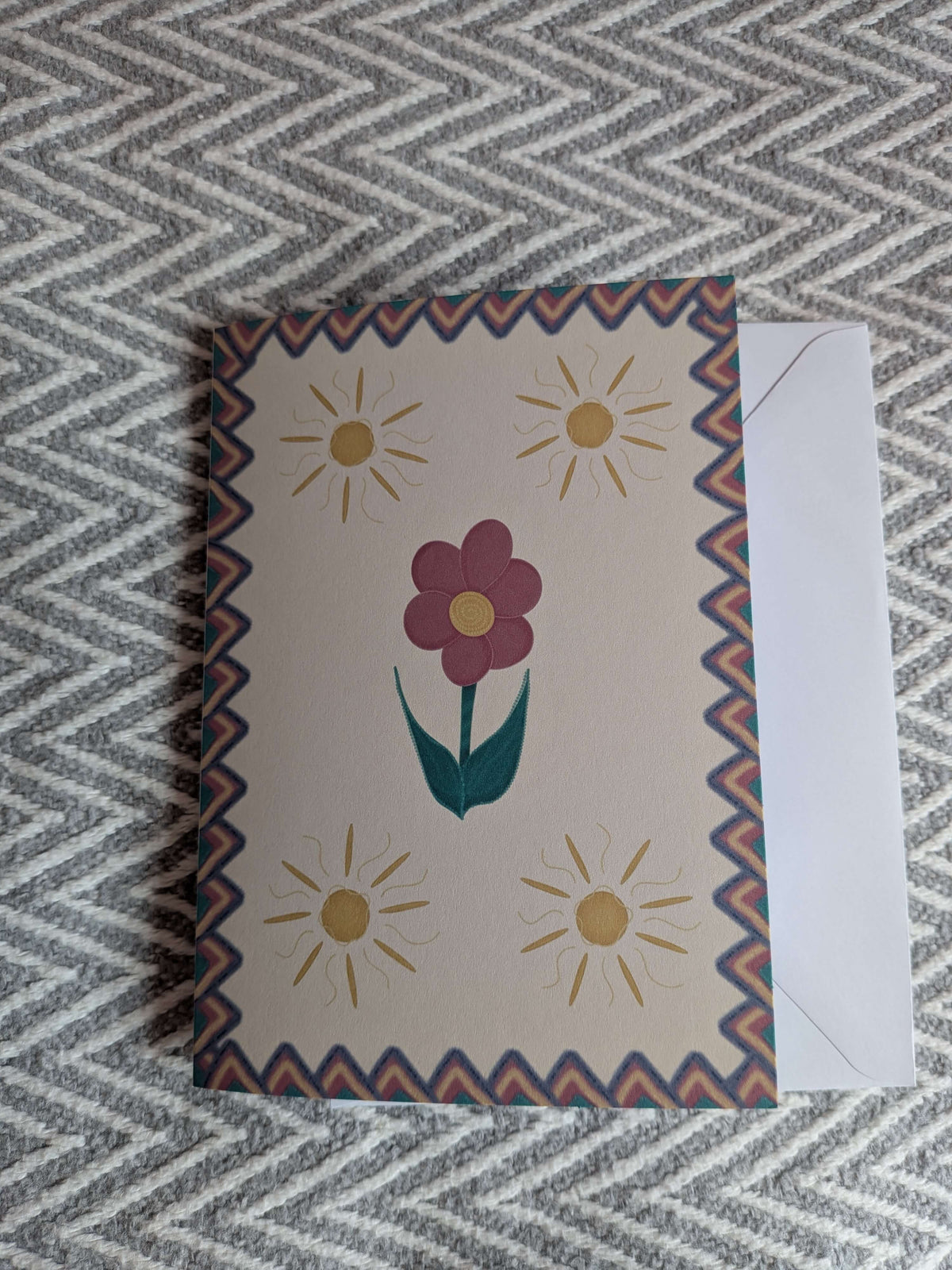 Spring Greeting Card, Botanical Floral, Stationery