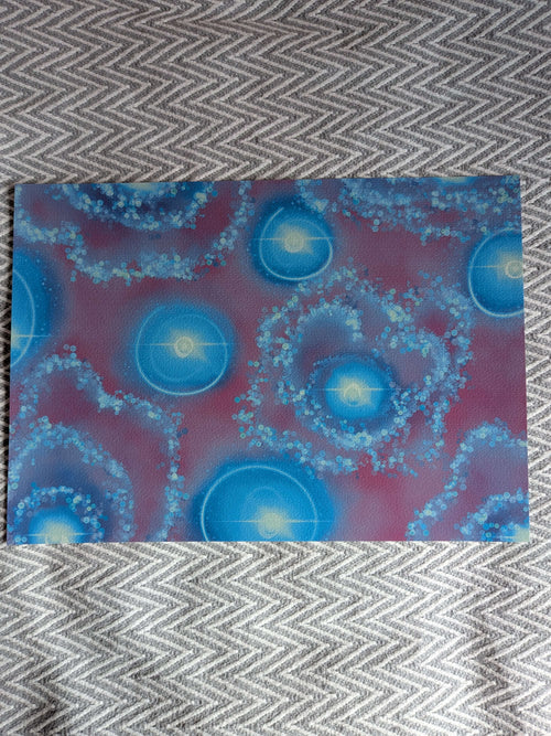 Abstract Art Print - Galaxy A3 Wall Art, Home Decor, Modern Art, Philosophical Positive Decor, Unframed Art Print