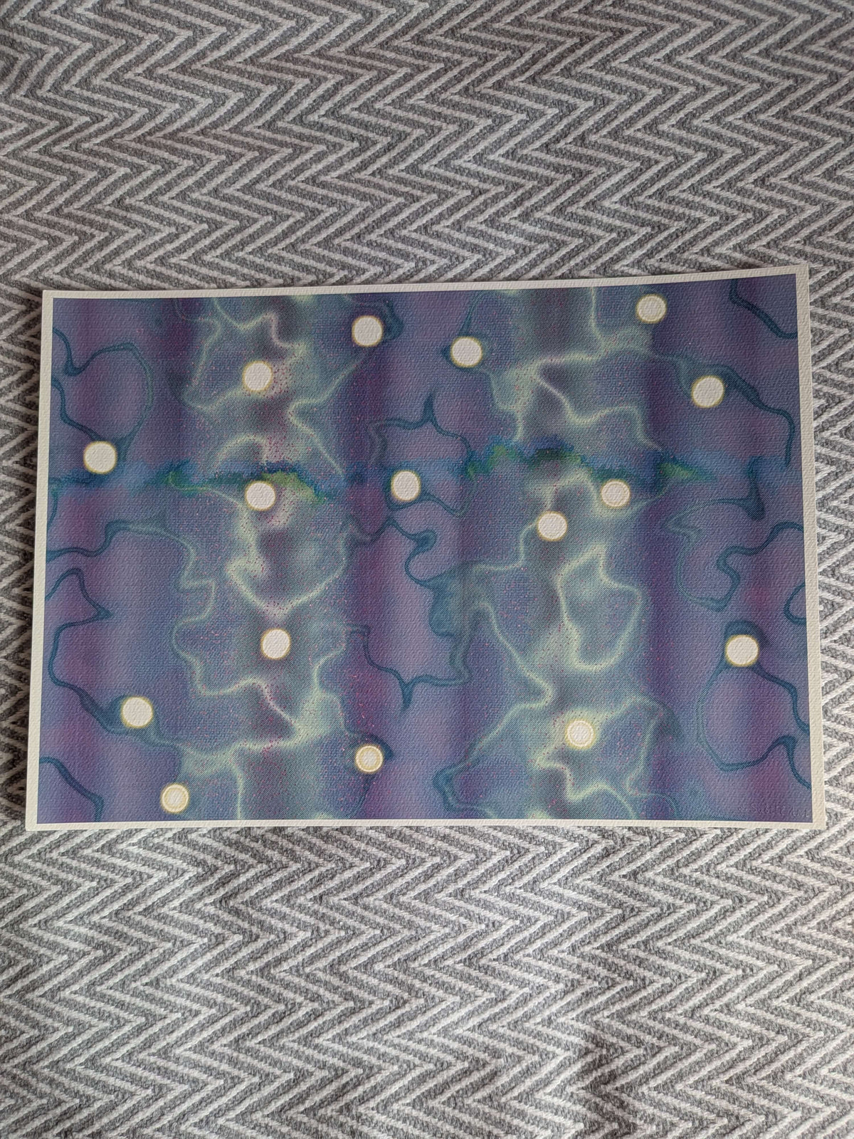 Abstract Art Print - Connexion A3 Art Print, Home Decor, Modern Art, Philosophical Positive Decor, Unframed Wall Art