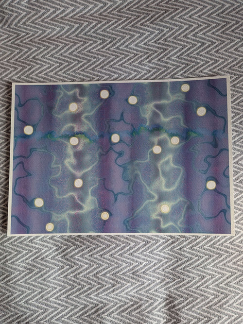 Abstract Art Print - Connexion A3 Art Print, Home Decor, Modern Art, Philosophical Positive Decor, Unframed Wall Art