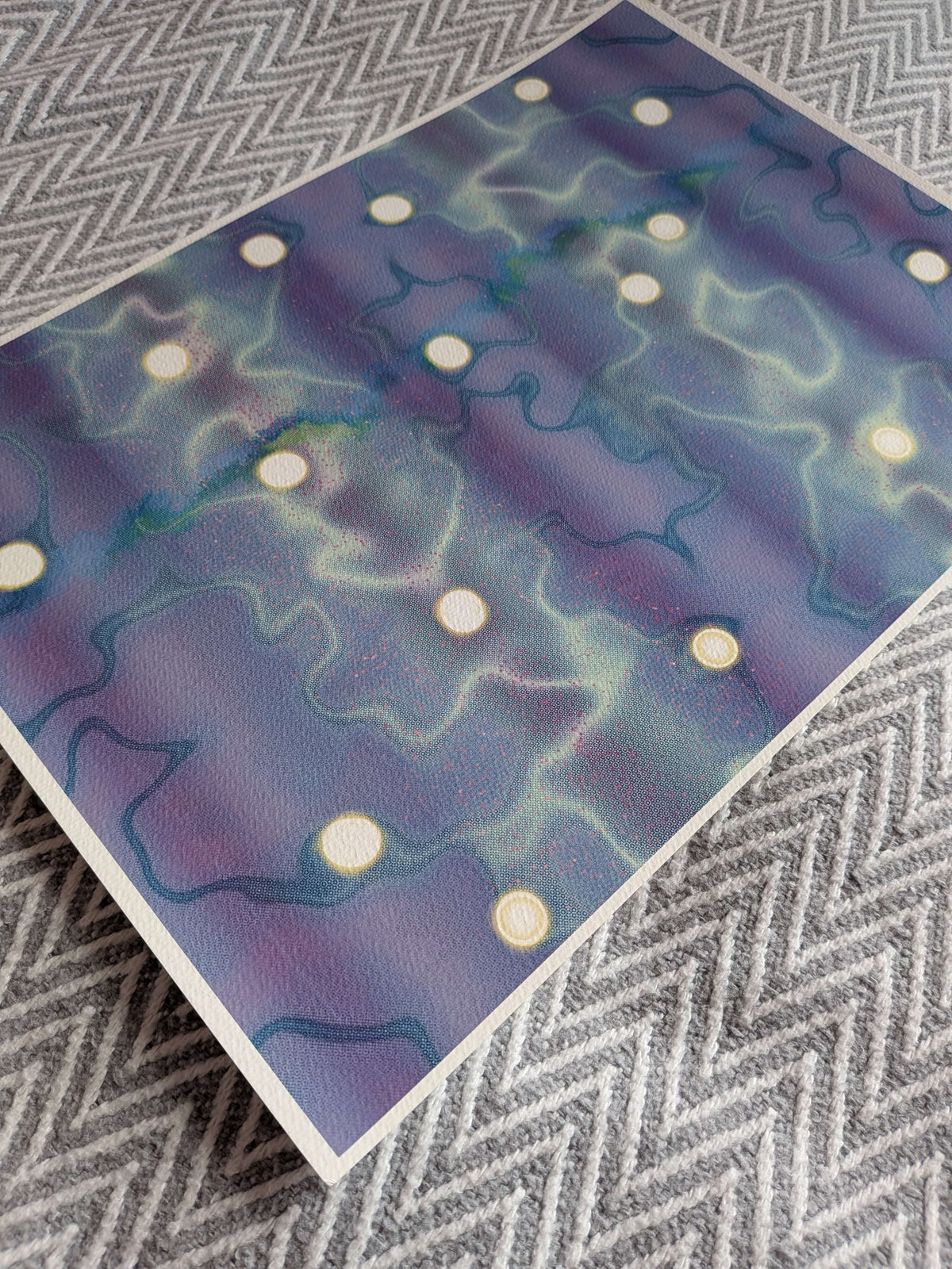 Abstract Art Print - Connexion A3 Art Print, Home Decor, Modern Art, Philosophical Positive Decor, Unframed Wall Art