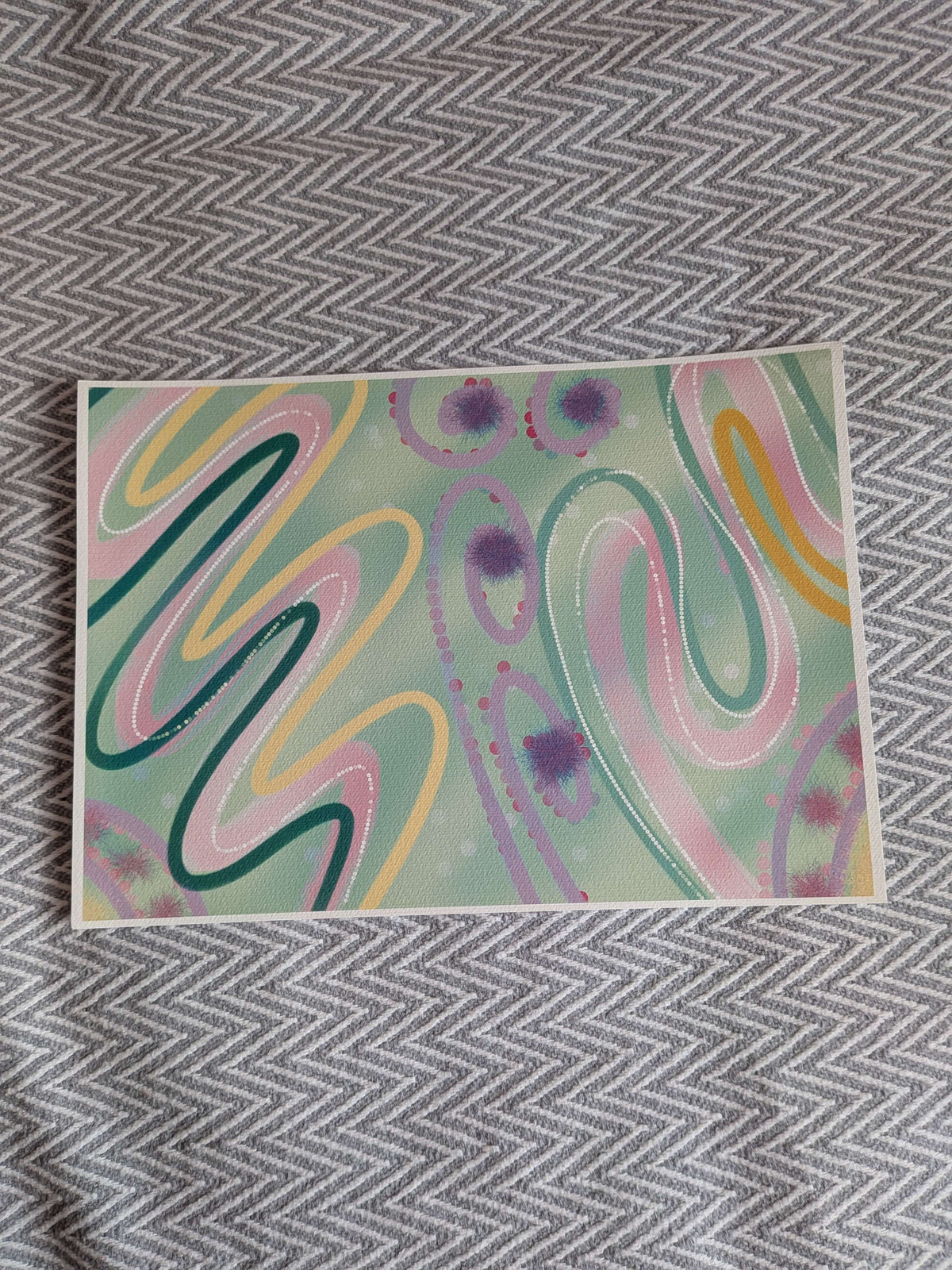 The rhythm of life, A4 Wall Art, Home Decor, Modern Art, Philosophical Positive Decor, Unframed Art Print