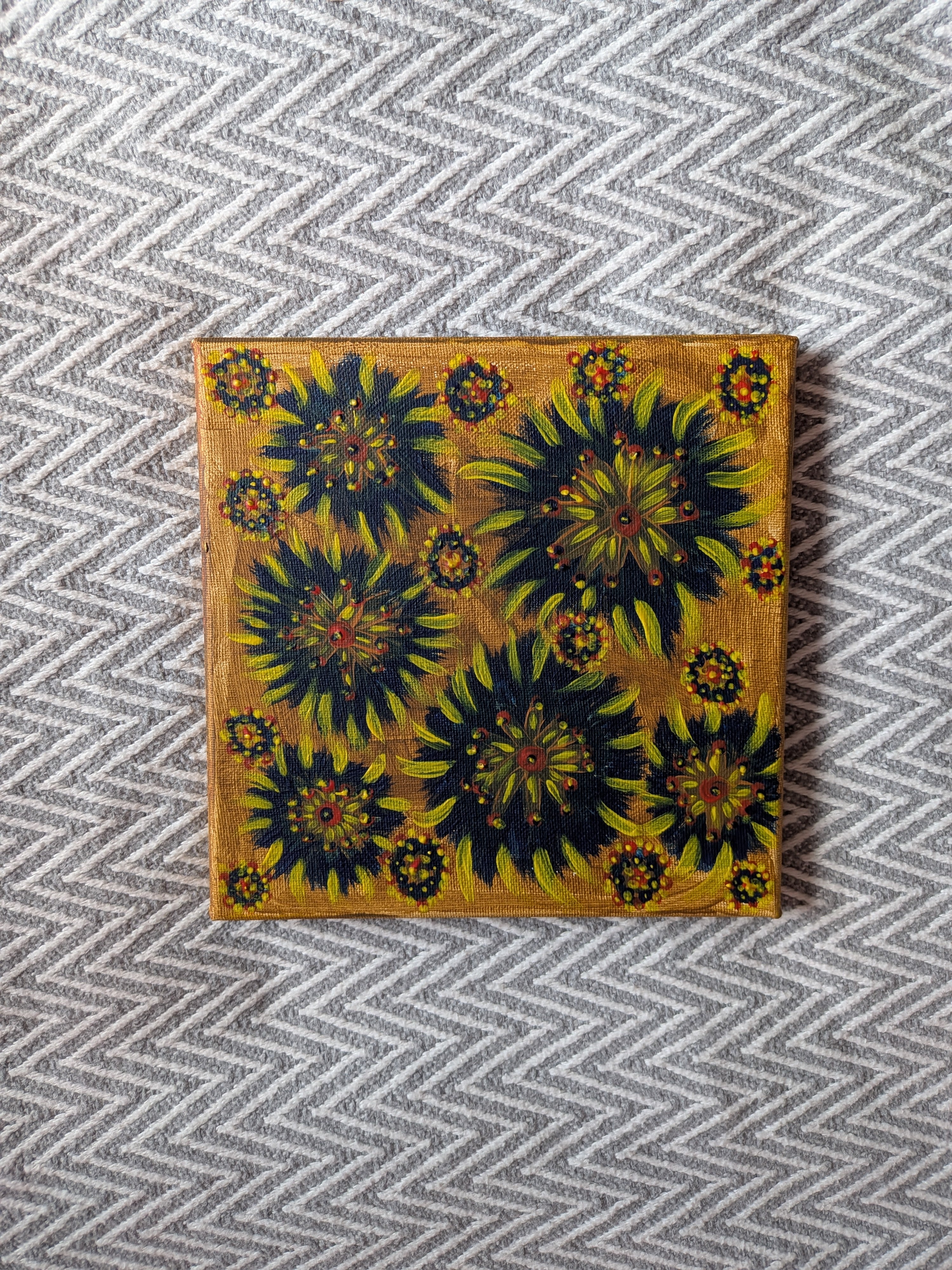 Abstract Wall Art, Acrylic painting - Vikings