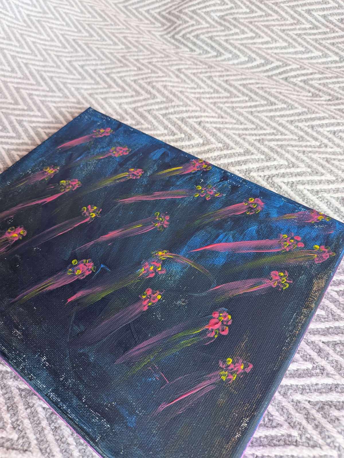 Abstract Wall Art, Acrylic painting - Sparkle of the night