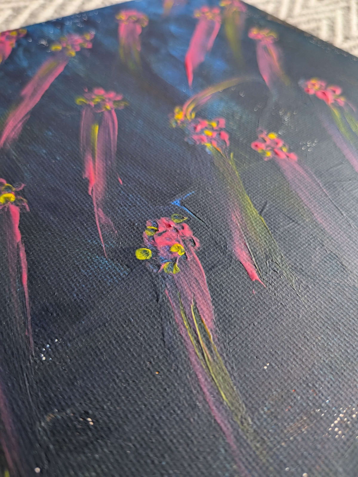 Abstract Wall Art, Acrylic painting - Sparkle of the night